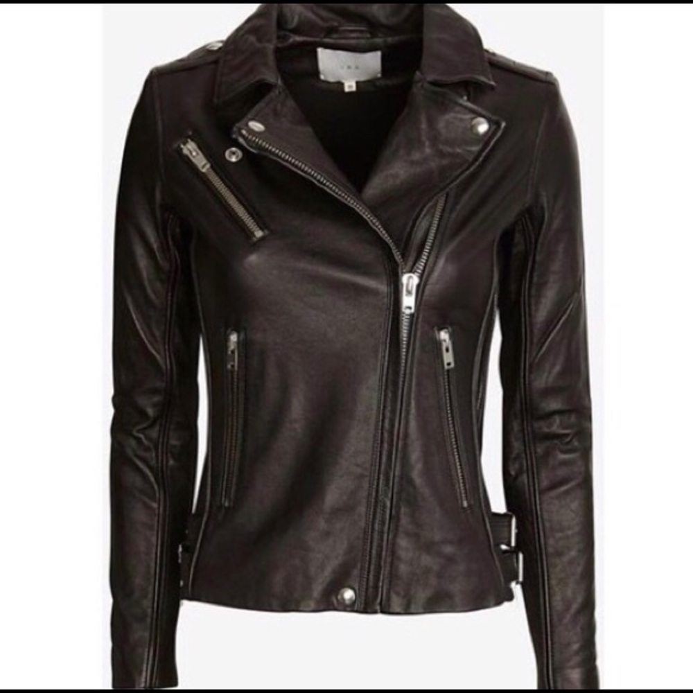 IRO Tara black leather size 36